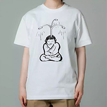 豆腐仏陀Tシャツ（M,L,XL）